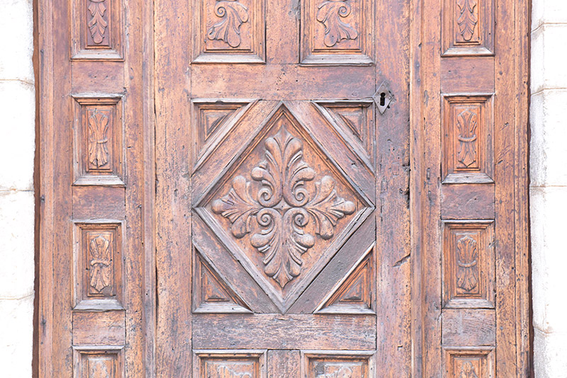 porte-sculptee